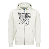 Oatmeal Heather Catherine wheel, Catherine wheel art, Catherine wheel vintage, Catheri Zipper Hoodie - ArtMosaic