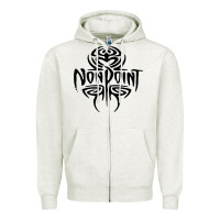 Oatmeal Heather Nonpoint, Nonpoint Art, Nonpoint Vintage, Nonpoint Trend, Zipper Hoodie - ArtMosaic