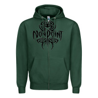 Sports Green Nonpoint, Nonpoint Art, Nonpoint Vintage, Nonpoint Trend, Zipper Hoodie - ArtMosaic