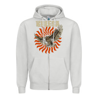Dove Grey Kylesa Zipper Hoodie - ArtMosaic