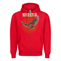 Red Kylesa Zipper Hoodie - ArtMosaic