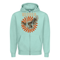 Seafoam Kylesa Zipper Hoodie - ArtMosaic