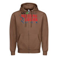 Chestnut PHILADELPHIA MARATHON Zipper Hoodie - ArtMosaic