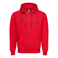 Red PHILADELPHIA MARATHON Zipper Hoodie - ArtMosaic