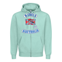 Seafoam rebel MC supporter Zipper Hoodie - ArtMosaic