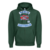 Sports Green rebel MC supporter Zipper Hoodie - ArtMosaic