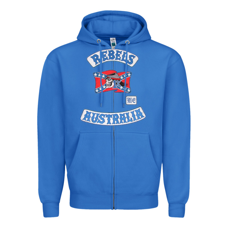 Rebel Mc Supporter Zipper Hoodie by ArtMosaic | Teevron