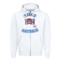 White rebel MC supporter Zipper Hoodie - ArtMosaic