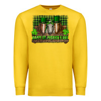 Lemon happy st. patrick's day horses with leprechaun hat and bandana Premium Sweatshirt - RanaPortraitStore