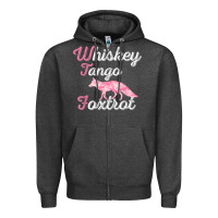 Whiskey Tango Foxtrot Military Womens Fun Wtf Quote T Shirt Zipper Hoodie | Teevron