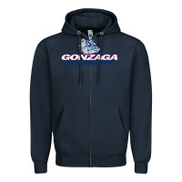 Navy the gonzaga bulldogs Zipper Hoodie - ArtMosaic