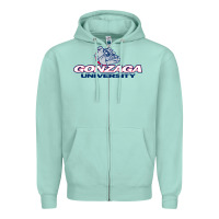 Seafoam the gonzaga bulldogs Zipper Hoodie - ArtMosaic