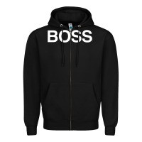 Black boss premium Zipper Hoodie - ArtMosaic