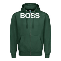 Sports Green boss premium Zipper Hoodie - ArtMosaic