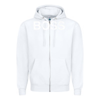 White boss premium Zipper Hoodie - ArtMosaic