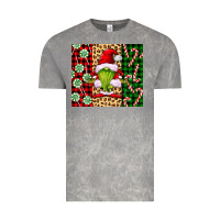 Cloud Rock green christmas gnome Vintage Tee - FaDigitalArtStudio
