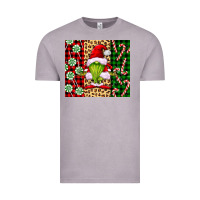 Vintage Zinc green christmas gnome Vintage Tee - FaDigitalArtStudio