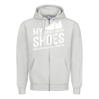 Dove Grey cross country running   xc run runner pullover hoodie Zipper Hoodie - ArtMosaic