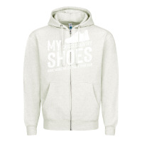 Oatmeal Heather cross country running   xc run runner pullover hoodie Zipper Hoodie - ArtMosaic