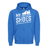 True Royal cross country running   xc run runner pullover hoodie Zipper Hoodie - ArtMosaic