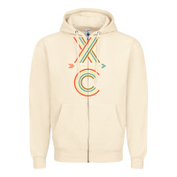Sandshell X-Country Design For Cross Country Runners and Coaches Zipper Hoodie - ArtMosaic