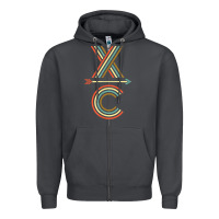 Smoke X-Country Design For Cross Country Runners and Coaches Zipper Hoodie - ArtMosaic