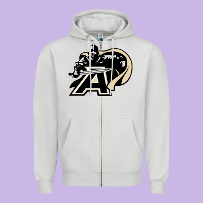 Army Black Knights Zipper Hoodie Designed By Artmosaic