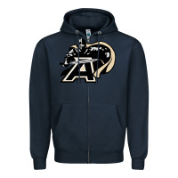 Navy army black knights Zipper Hoodie - ArtMosaic