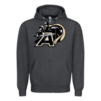 Smoke army black knights Zipper Hoodie - ArtMosaic
