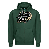 Sports Green army black knights Zipper Hoodie - ArtMosaic