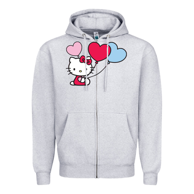 Kitty Zipper Hoodie by ArtMosaic | Teevron