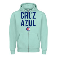 Seafoam deportivo cruz azul t shirt Zipper Hoodie - ArtMosaic