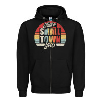Black Limited Edition Retro Vintage Just A Small Town Girl Zipper Hoodie - ArtMosaic
