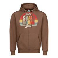 Chestnut Limited Edition Retro Vintage Just A Small Town Girl Zipper Hoodie - ArtMosaic