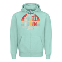 Seafoam Limited Edition Retro Vintage Just A Small Town Girl Zipper Hoodie - ArtMosaic