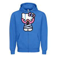 True Royal hell kitty cute devil Zipper Hoodie - ArtMosaic