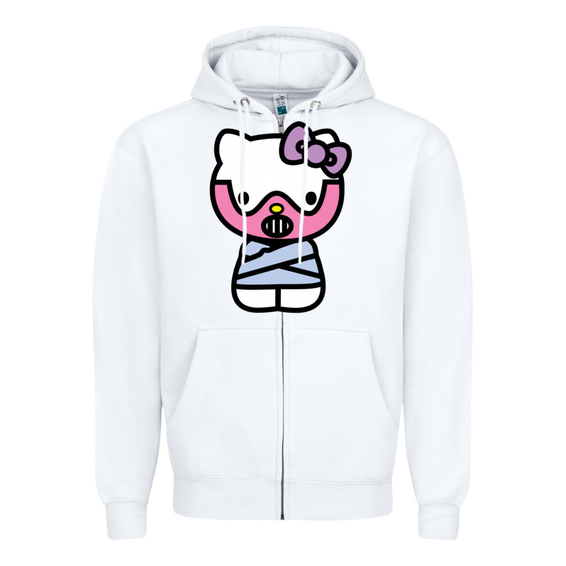 Hell Kitty Cute Devil Zipper Hoodie by ArtMosaic | Teevron