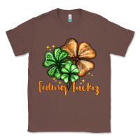 Chestnut Feeling lucky with clover Classic Tee - HowdyJamesFarm