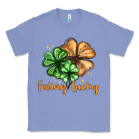 Colony Blue Feeling lucky with clover Classic Tee - HowdyJamesFarm