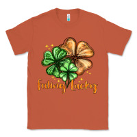 Copper Feeling lucky with clover Classic Tee - HowdyJamesFarm