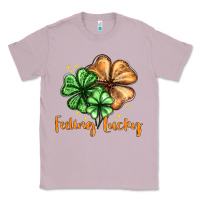 Lilac Feeling lucky with clover Classic Tee - HowdyJamesFarm