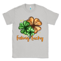 Moon Dust Feeling lucky with clover Classic Tee - HowdyJamesFarm