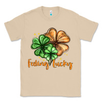 Mushroom Feeling lucky with clover Classic Tee - HowdyJamesFarm