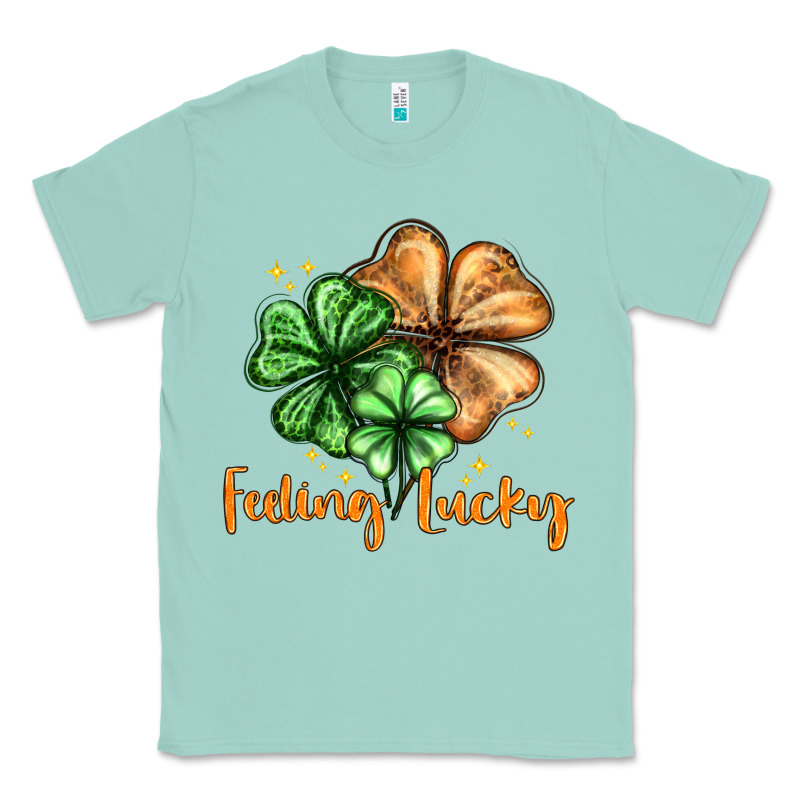 Feeling Lucky With Clover Classic Tee by HowdyJamesFarm | Teevron