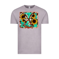 Vintage Zinc pisces turquoise cowhide Vintage Tee - RanaPortraitStore