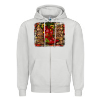 Dove Grey cowboy boots christmas Zipper Hoodie - JahusDesignShop