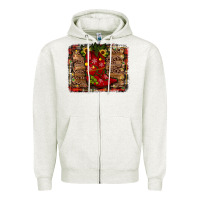 Oatmeal Heather cowboy boots christmas Zipper Hoodie - JahusDesignShop