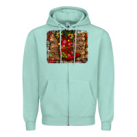 Seafoam cowboy boots christmas Zipper Hoodie - JahusDesignShop