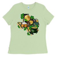 Matcha texas map st patricks day Ladies Tee - FaDigitalArtStudio