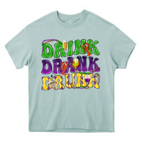 Drink Drank Drunk Mardi Gras Heavy Core Tee | Teevron